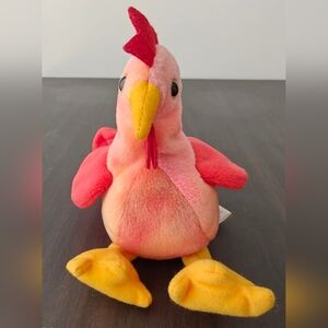 TY Beanie Baby Strut The Rooster
